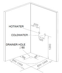 Душевая кабина Loranto CS-6690 G, 90х90х215, поддон 40 см