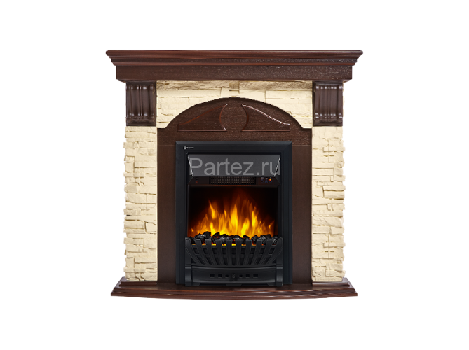 Портал угловой Electrolux Torre Classic U слоновая кость/темный дуб