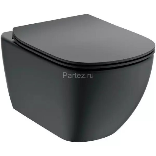 Промо-комплект Ideal Standard TESI silk black инсталляция с подвесным унитазом и крышкой микролифт, 