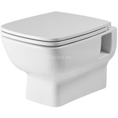 ПЭК унитаз с инсталляцией Santek Нео Rimless с сиденьем &quot;Микролифт&quot; и черной матовой клавишей смыва 