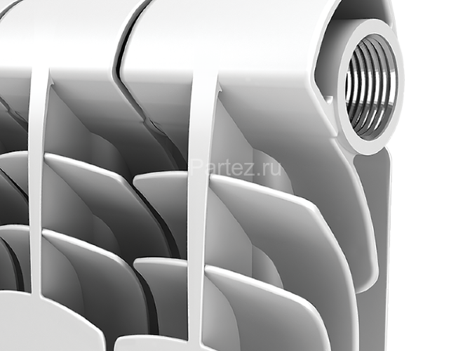 Радиатор биметалл Royal Thermo Vittoria 350 - 6 секц.