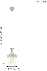 Подвесной светильник Eglo 49221