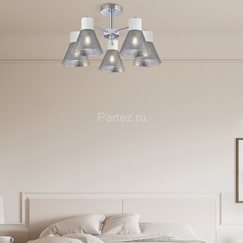 Потолочная люстра Arte Milano 322408/5 CR+WH