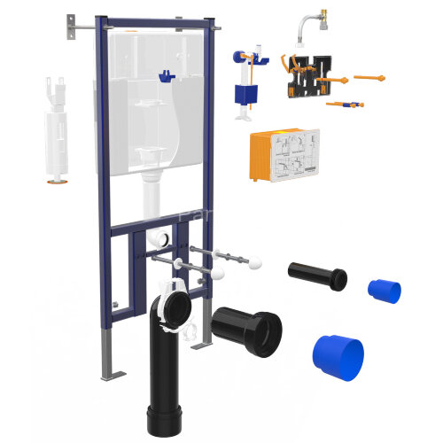 Сет LORANTO Инсталляция + унитаз FATTO с сиденьем микролифт (4501+CS-0017HM)