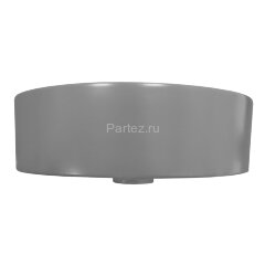 Раковина-чаша Creo Ceramique 400х400х120 накладная, круглая, керамика, серый матовый (PU3100SG)