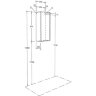 Шкаф подвесной AQUATON Оливия 35 L левый, Бежевый/Дуб веллингтон (1A254703OLVGL)