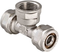 Тройник обжимной с внутренней резьбой 32х1.1/4&quot;х32 VALTEC
