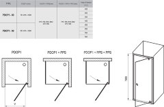 Душевая дверь Ravak Pivot распашная 80х190, толщина полотна 6мм универсальная, цвет профиля хром