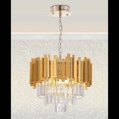 Подвесная люстра Natali Kovaltseva BELLEZZA 81427/5C GOLD