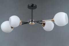 Потолочная люстра ILLUMICO IL0715-4CSQ-24 BK GD LIBRA