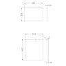 Фасад для тумбы Aquaton Лондри 40 Белый (1A274901LH010)