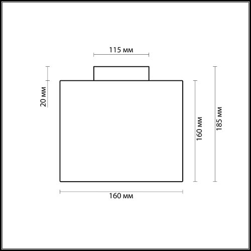Потолочный светильник Odeon Light 2407/1C