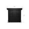 Конвектор внутрипольный Royal Thermo ATRIUM-190/200/1000-DG-U-BL