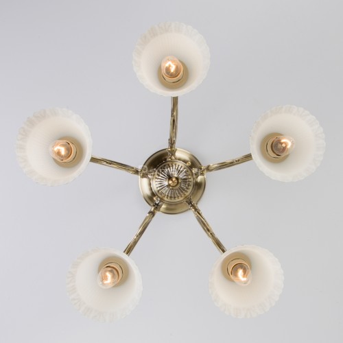 Потолочная люстра Eurosvet 60107/5 античная бронза