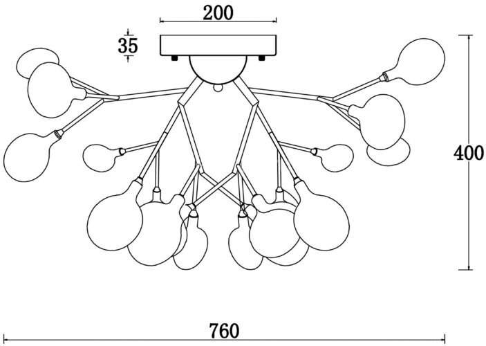 Потолочная люстра Freya FR5049CL-27G