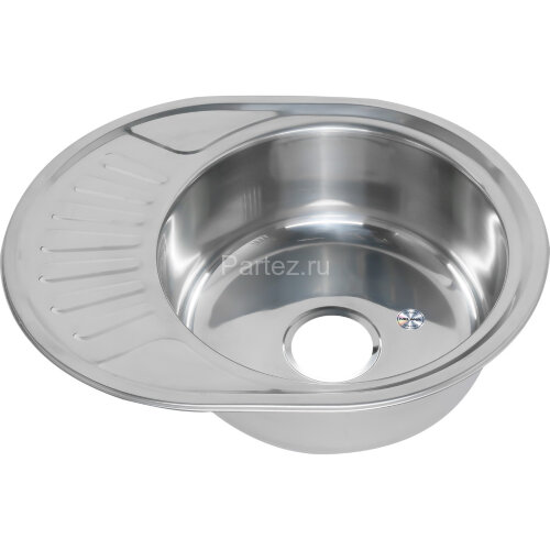 Мойка 5745 U MELANA 0,8/180 врезная овальная с сифоном (125 ta *12)