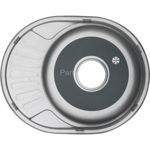 Мойка 5745 U MELANA 0,8/180 врезная овальная с сифоном (125 ta *12)