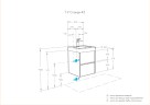 Тумба под раковину AQUATON Сканди 45 подвесная, дуб верона (1A251601SDB20)