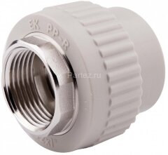 Муфта комбинированная PPR-ВР D50х1.1/2&quot; Ekoplastik