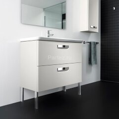 Модуль для раковины Roca Gap 80, 78*41*60 см, с доводчиками, белый глянец (Z.RU93.0.287.7)