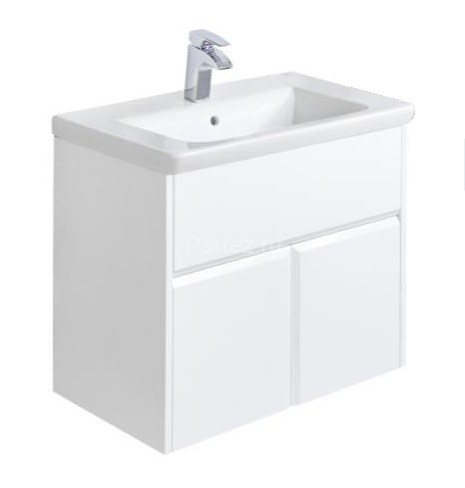 UP Модуль д/раковины 600 мм, белый глянец (подходит раковина GAP)