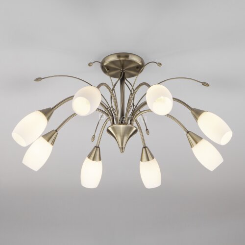 Потолочная люстра Eurosvet 30280/8 античная бронза
