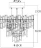 Потолочная люстра Arte Lamp A1005PL-8GO