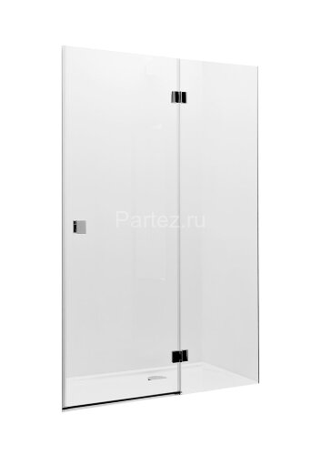 Душевое ограждение Roca Metropolis Дверь распашная 900X1950 мм, прозрачное стекло, профиль хром (7MP3409012M)