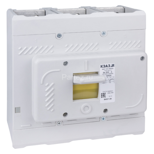 Выключатель автоматический 630А 5000Im ВА57-39-340010 УХЛ3 690В AC КЭАЗ 109886