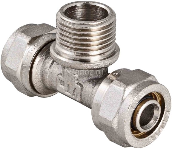 Тройник обжимной с наружней резьбой 32х1.1/4"х32 VALTEC
