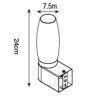 Бра Arte Lamp A1209AP-1CC