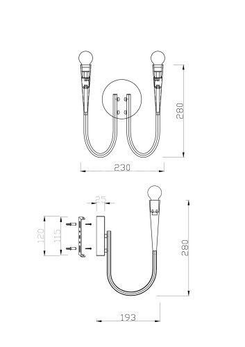 Бра Freya FR5253WL-02N