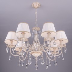 Подвесная люстра Eurosvet 3637/7 белый с золотом