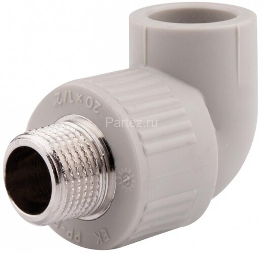 Угол комбинированный PPR-НР D25х3/4" Ekoplastik