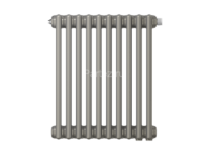 Радиатор трубчатый Zehnder Charleston Retrofit 3057, 14 сек.1/2 ниж.подк. 0325 TL (кроншт.в компл)