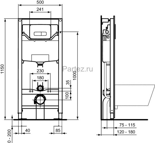 Комплект 3 в 1 Ideal Standard Blend Сurve (M520801)