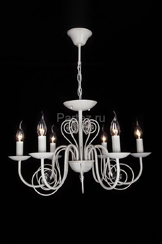 Подвесная люстра Eurosvet 60018/6 белый с золотом