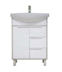 Тумба под раковину AQUATON РИКО 65 напольная к Белый-Ясень Фабрик (1A213301RIB90)