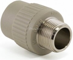 Муфта комбинированная PPR-НР D20х3/4" Ekoplastik