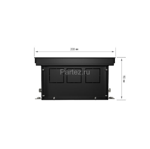 Конвектор внутрипольный Royal Thermo ATRIUM-110/200/2400-DG-U-LB