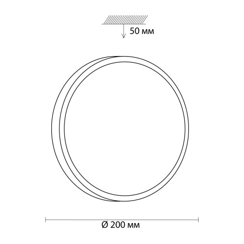 Настенно-потолочный светильник Sonex 3012/AL