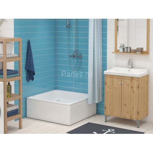 Поддон для душа стальной ВИЗ Antika 80x80 Белый (APS-80101)