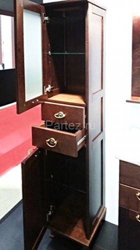 Х_AMERICA Шкаф-колонна левая, орех (снято с производства)