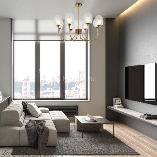 Потолочная люстра Eurosvet 70217/8 латунь