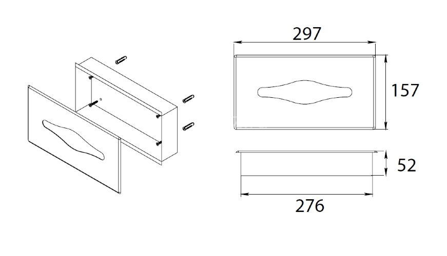 Диспенсер бумажных полотенец Fixsen Hotel, хром (FX-31027)