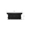 Конвектор внутрипольный Royal Thermo ATRIUM-90/200/3000-DG-U-BL