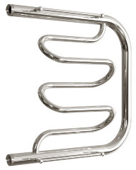 Полотенцесушитель водяной ДВИН Dw фокстрот 50/50 c полкой, полированный (4627085930860)