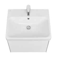 Тумба под раковину AQUATON Асти 55 подвесная, белая (1A263101AXD70)