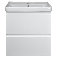 Комплект тумба Azario Мила 60 600х460х670 подвесная с раковиной Monte tx 60 белый (CS00080140)