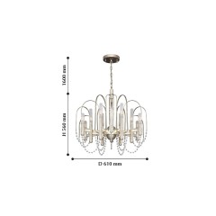 Подвесная люстра Favourite 2308-12P